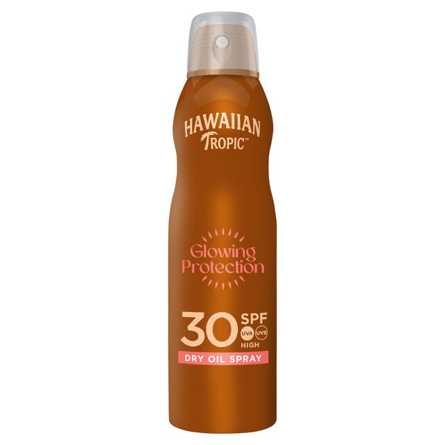 Hawaiian Tropic Protective SPF 30 Dry Oil Continuous Sunscreen Spray thumbnail 2
