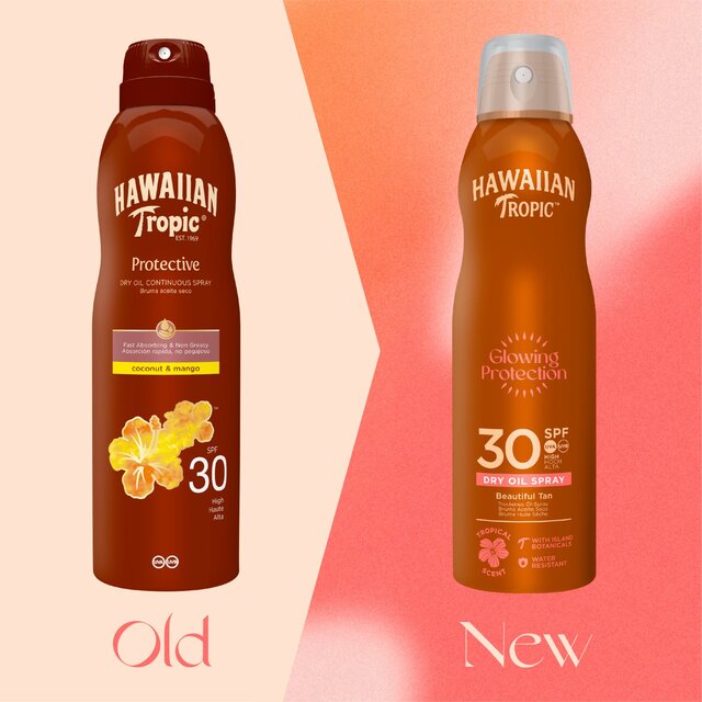 Hawaiian Tropic Protective SPF 30 Dry Oil Continuous Sunscreen Spray thumbnail 8