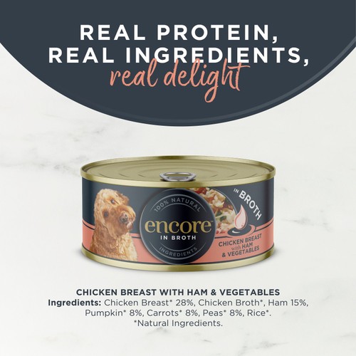 Encore Chicken, Ham & Vegetables Dog Tin thumbnail 3