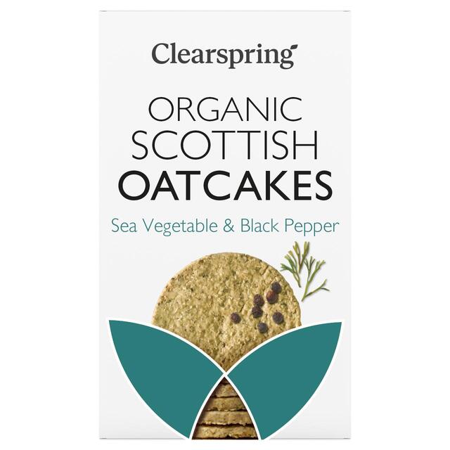Clearspring Organic Sea Vegetable & Black Pepper Oatcakes