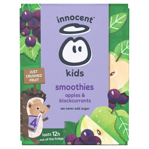 Innocent Kids Apples & Blackcurrants Smoothies thumbnail 4