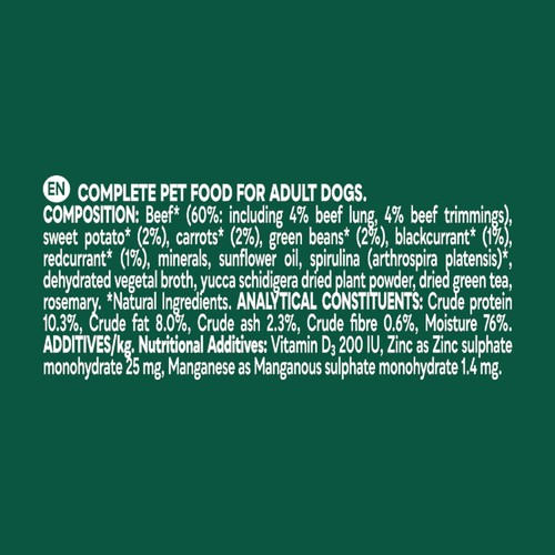 Natures Menu Country Hunter Beef Wet Dog Food Pouches thumbnail 4