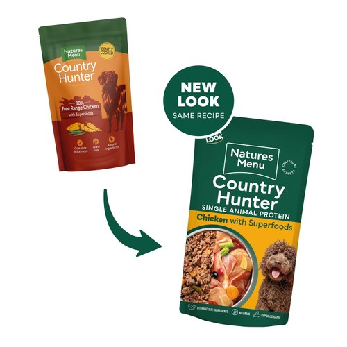 Natures Menu Country Hunter Chicken Wet Dog Food Pouches thumbnail 3