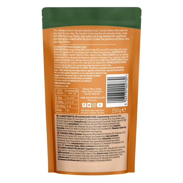 Natures Menu Country Hunter Chicken Wet Dog Food Pouches thumbnail 3