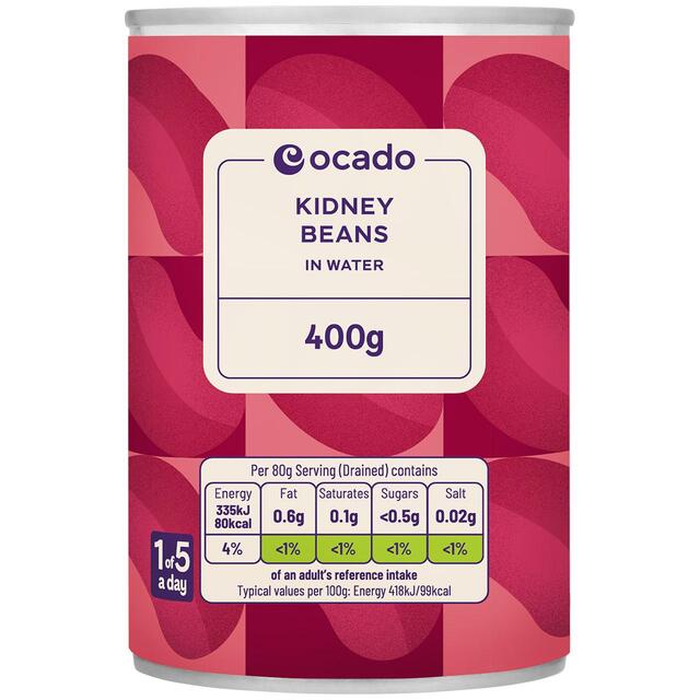 Ocado Red Kidney Beans in Water thumbnail 2