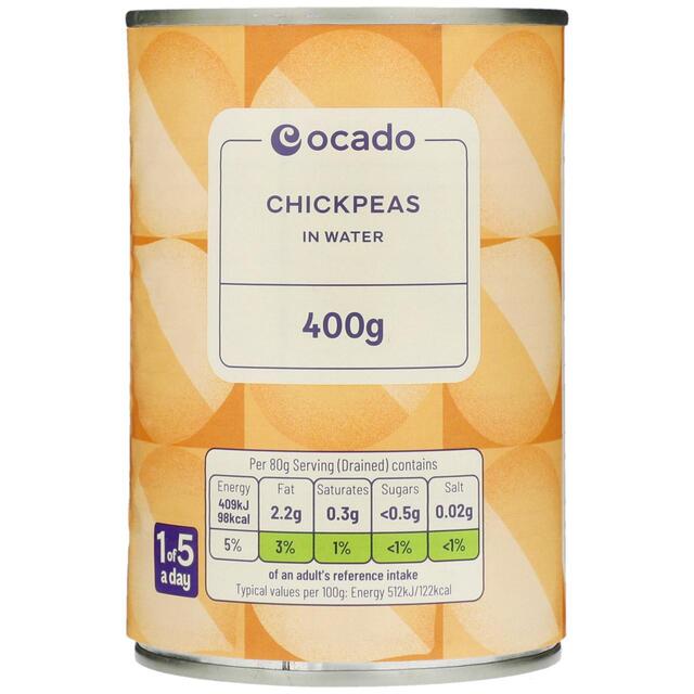 Ocado Chickpeas in Water thumbnail 2