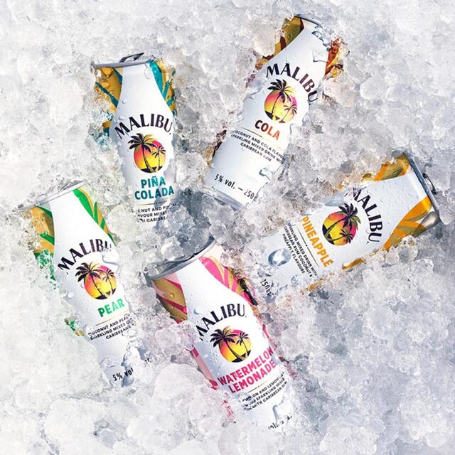 Malibu Coconut Rum & Pineapple Sparkling Pre-Mixed Can thumbnail 6