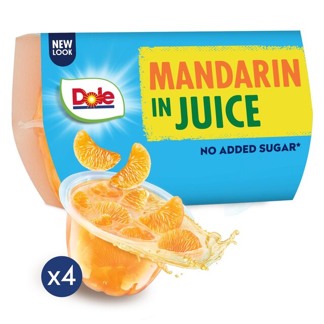 Dole Mandarins In Juice Fruit Pots Multipack