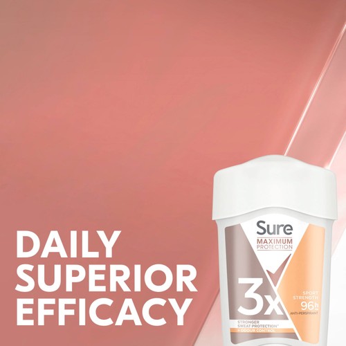 Sure Women Maximum Protection Sports Anti-Perspirant Deodorant Cream thumbnail 4
