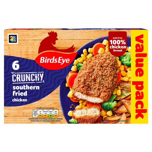 Birds Eye 6 Southern Fried Chicken in Breadcrumbs