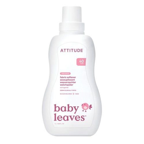 Attitude Little Ones Fabric Softener Fragrance Free 40 Loads