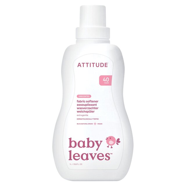Attitude Little Ones Fabric Softener Fragrance Free 40 Loads