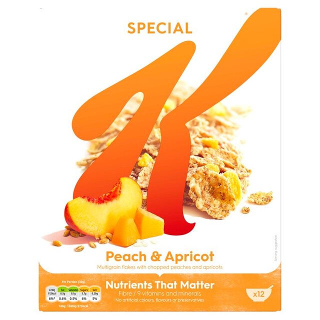 Kellogg's Special K Peach & Apricot Breakfast Cereal thumbnail 2