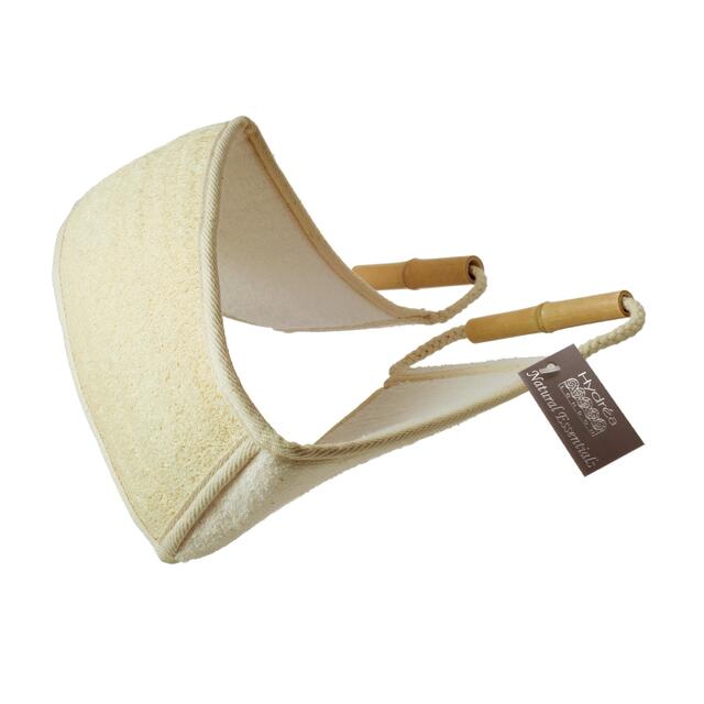 Hydrea London Bamboo & Loofah Exfoliating Back Strap thumbnail 2