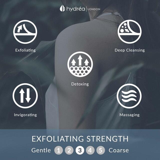 Hydrea London Bamboo & Loofah Exfoliating Back Strap thumbnail 4