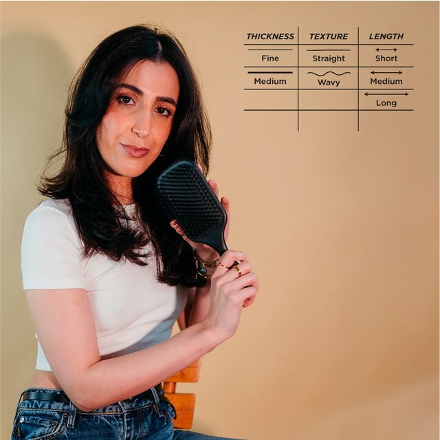 Denman Paddle Brush, Large thumbnail 2