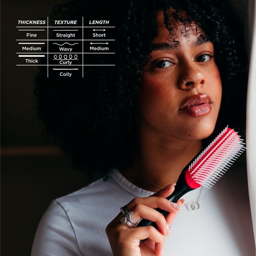 Denman Classic Hair Styling Brush, 7 Row thumbnail 6