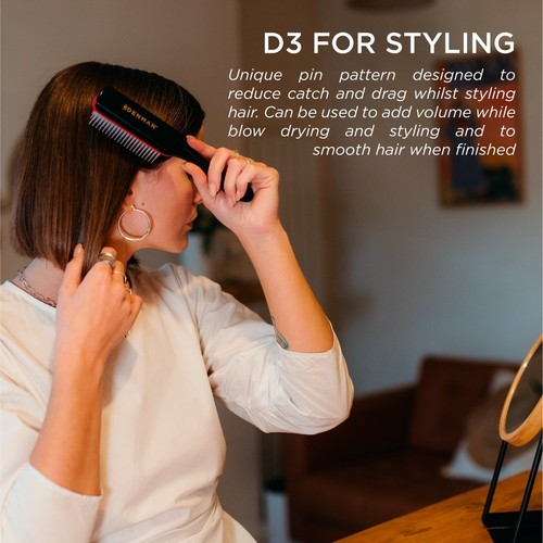 Denman Classic Hair Styling Brush, 7 Row thumbnail 7