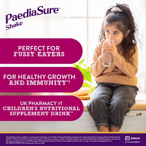 PaediaSure Shake Chocolate Nutritional Supplement Powder, 1-10 Yrs thumbnail 5