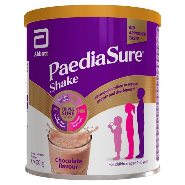 PaediaSure Shake, Chocolate Nutritional Supplement Powder, 1-10 Yrs