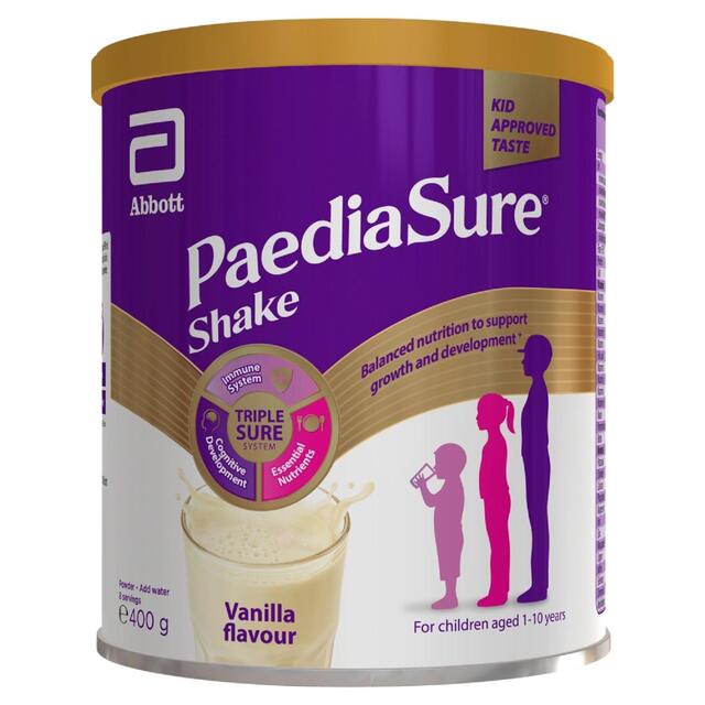 PaediaSure Shake, Vanilla Nutritional Supplement Powder, 1-10 Yrs