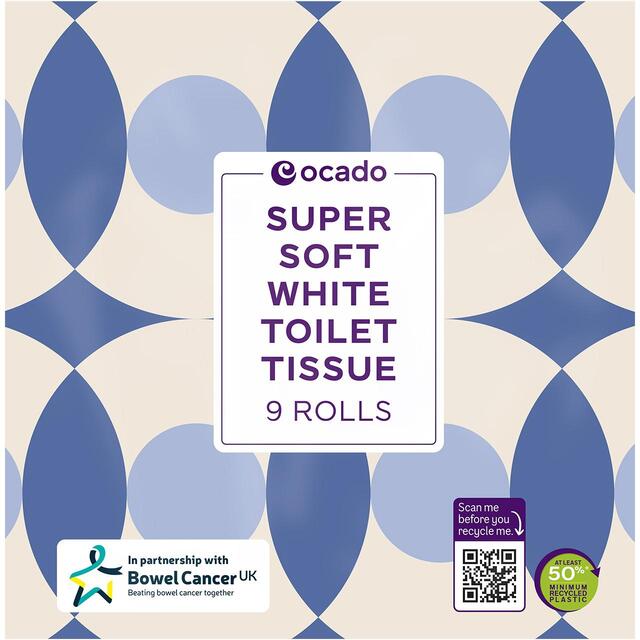 Ocado Super Soft White Toilet Tissue
