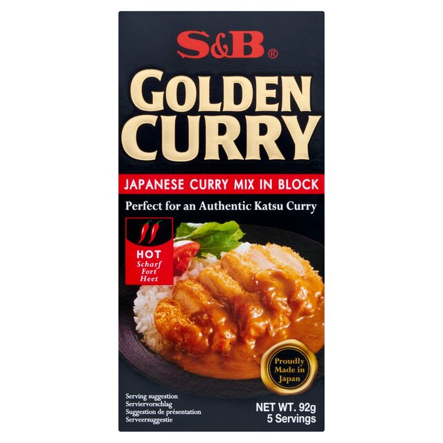 S&B Golden Curry Mix Hot
