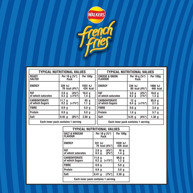 Walkers French Fries Variety Multipack Snacks thumbnail 5