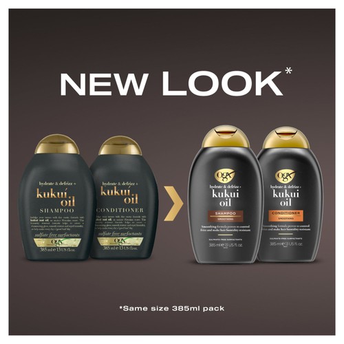 OGX Hydrate & Defrizz+ Kukui Oil pH Balanced Shampoo thumbnail 2