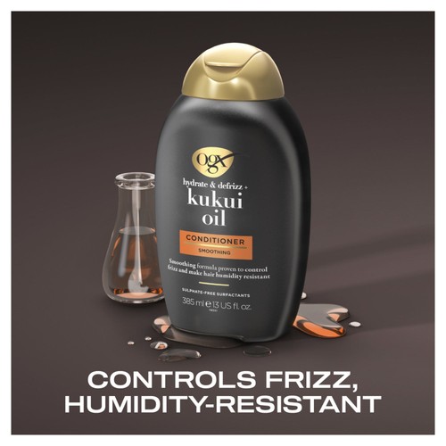 OGX Hydrate & Defrizz+ Kukui Oil pH Balanced Shampoo thumbnail 3