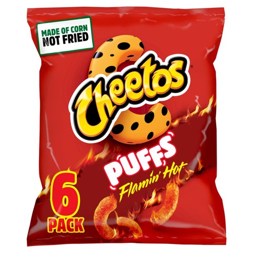 Cheetos Puffs Flamin' Hot Multipack Snacks thumbnail 2