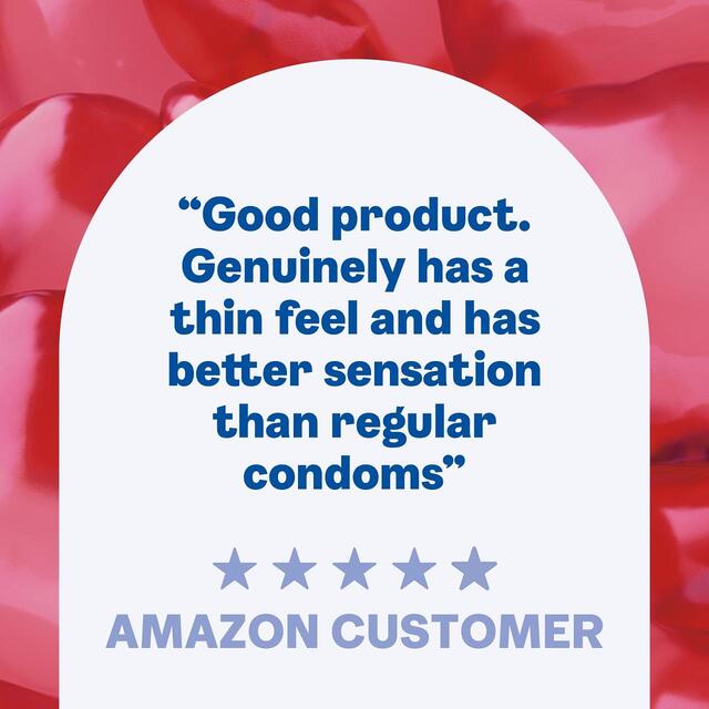 Durex Thin Feel Condoms Enhanced Sensitivity Regular Fit thumbnail 4