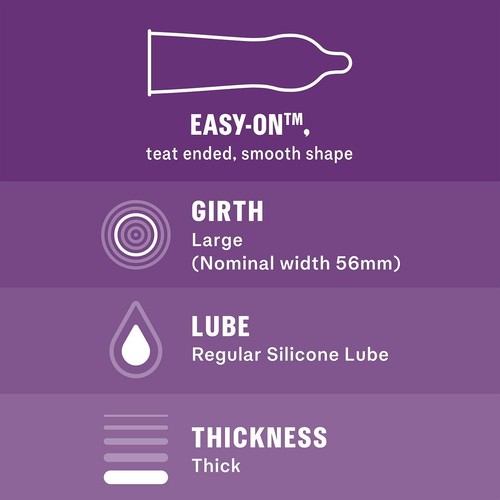 Durex Latex Free Condoms With Silicone Lube Regular Fit thumbnail 3
