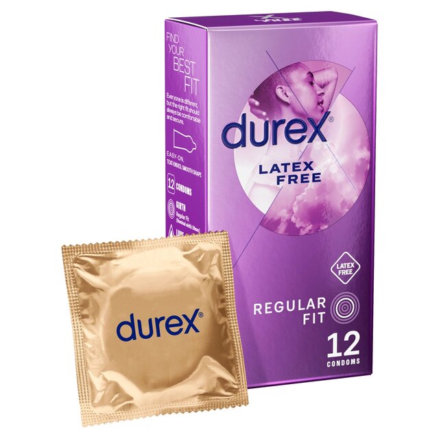 Durex Latex Free Condoms With Silicone Lube Regular Fit thumbnail 2