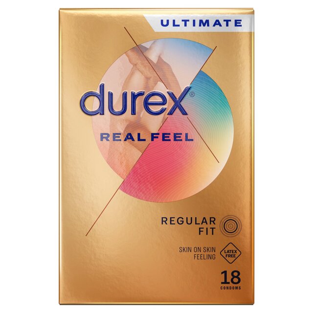 Durex Real Feel Non Latex Condoms 18 Pack
