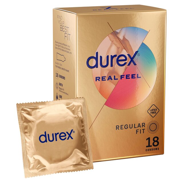 Durex Real Feel Non Latex Condoms 18 Pack thumbnail 2