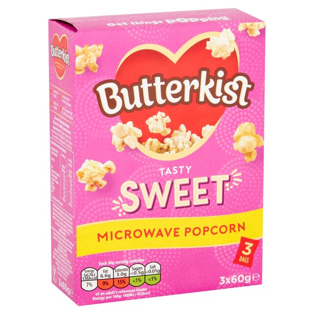 Butterkist Sweet Microwave Popcorn thumbnail 4