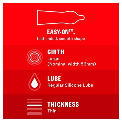 Durex Thin Feel Condoms Enhanced Sensitivity Regular Fit thumbnail 4