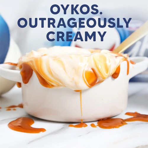 Oykos Salted Caramel Luxury Greek Style Yoghurt Dessert thumbnail 3