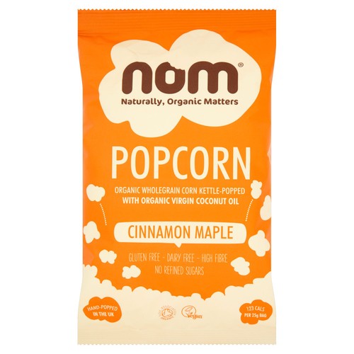 Nom Organic Cinnamon Maple Popcorn