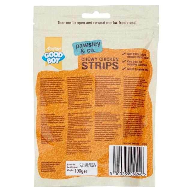Good Boy Chewy Chicken Strips Dog Treats thumbnail 2
