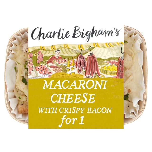 Charlie Bigham's Macaroni Cheese with Crispy Bacon for 1