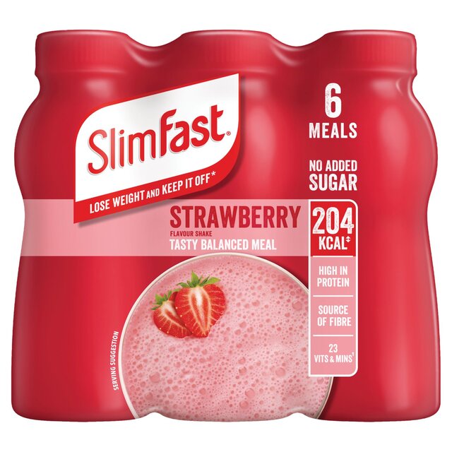 SlimFast Strawberry Milkshake Multipack