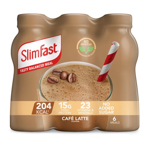 SlimFast Cafe Latte Milkshake Multipack  thumbnail 2