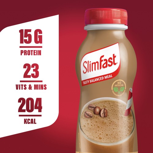 SlimFast Cafe Latte Milkshake Multipack  thumbnail 7