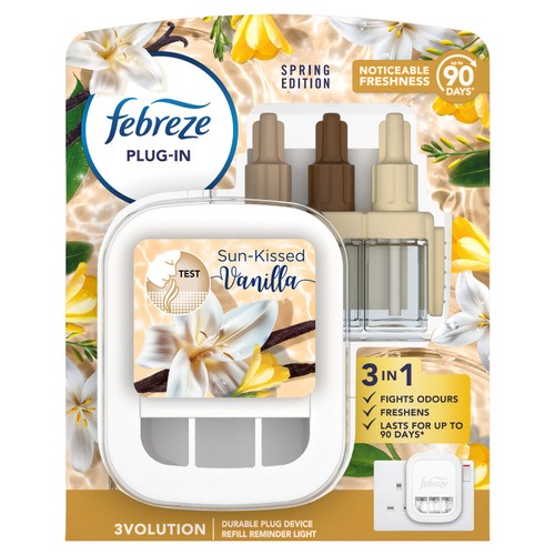 Febreze 3Volution Air Freshener Sun-Kissed Vanilla Starter Kit thumbnail 2