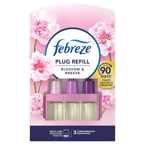 Febreze 3Volution Air Freshener Plug In Refill Blossom & Breeze thumbnail 2