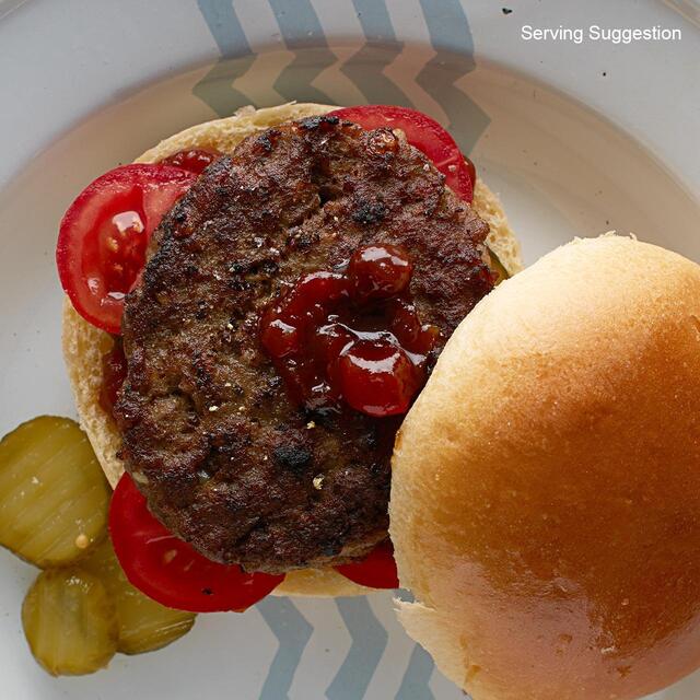 Ocado Frozen 4 British Beef Quarter Pounders thumbnail 4