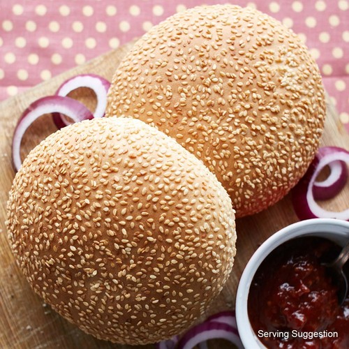 Ocado Large Seeded Burger Buns thumbnail 4