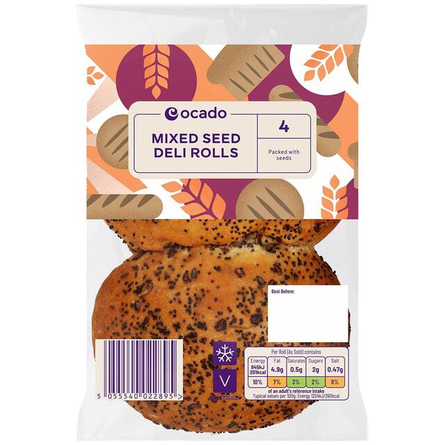 Ocado Mixed Seed Deli Rolls thumbnail 2